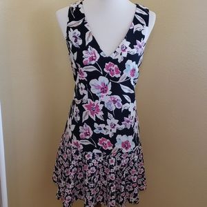 Banana Republic Dropped Waist Dress w/Ruffled Hem